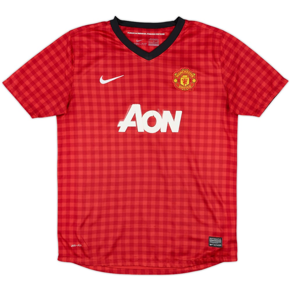 2012-13 Manchester United Home Shirt - 5/10 - (XL.Boys)