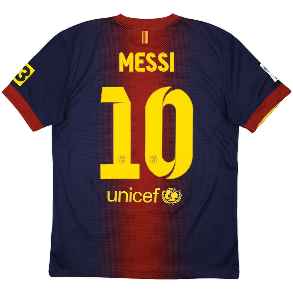 2012-13 Barcelona Home Shirt Messi #10 - 7/10 - (M)