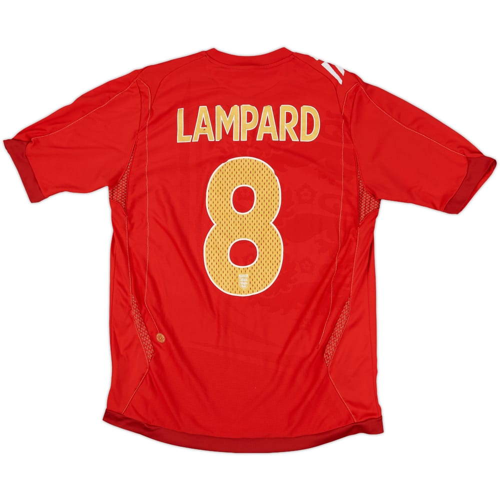 2006-08 England Away Shirt Lampard #8 - 6/10 - (M)