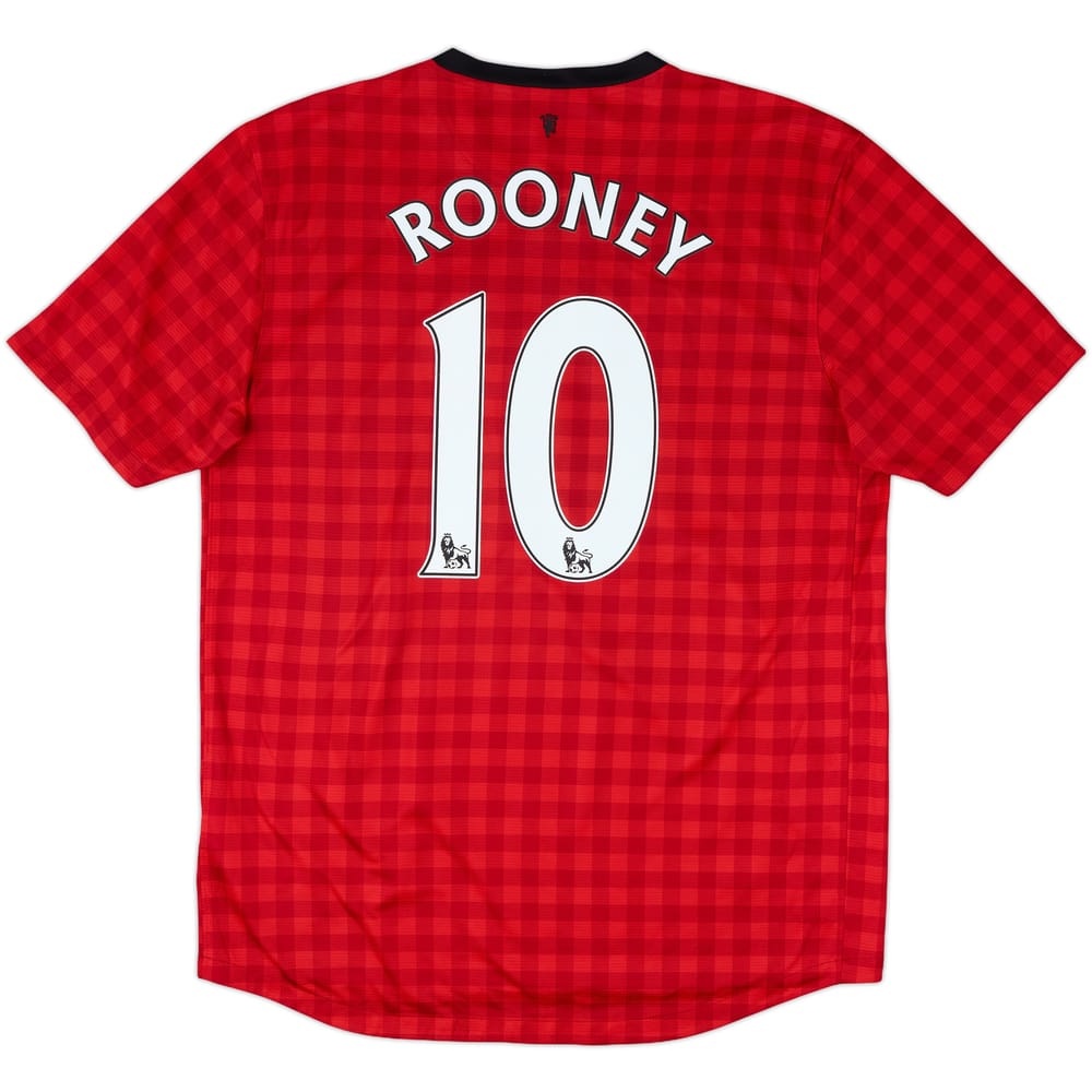 2012-13 Manchester United Home Shirt Rooney #10 - 4/10 - (L)
