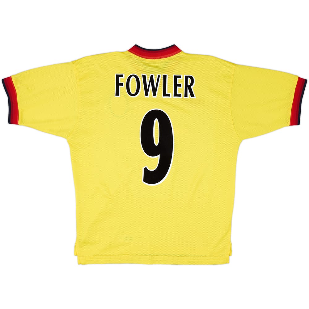 1997-99 Liverpool Away Shirt Fowler #9 - 9/10 - (M)