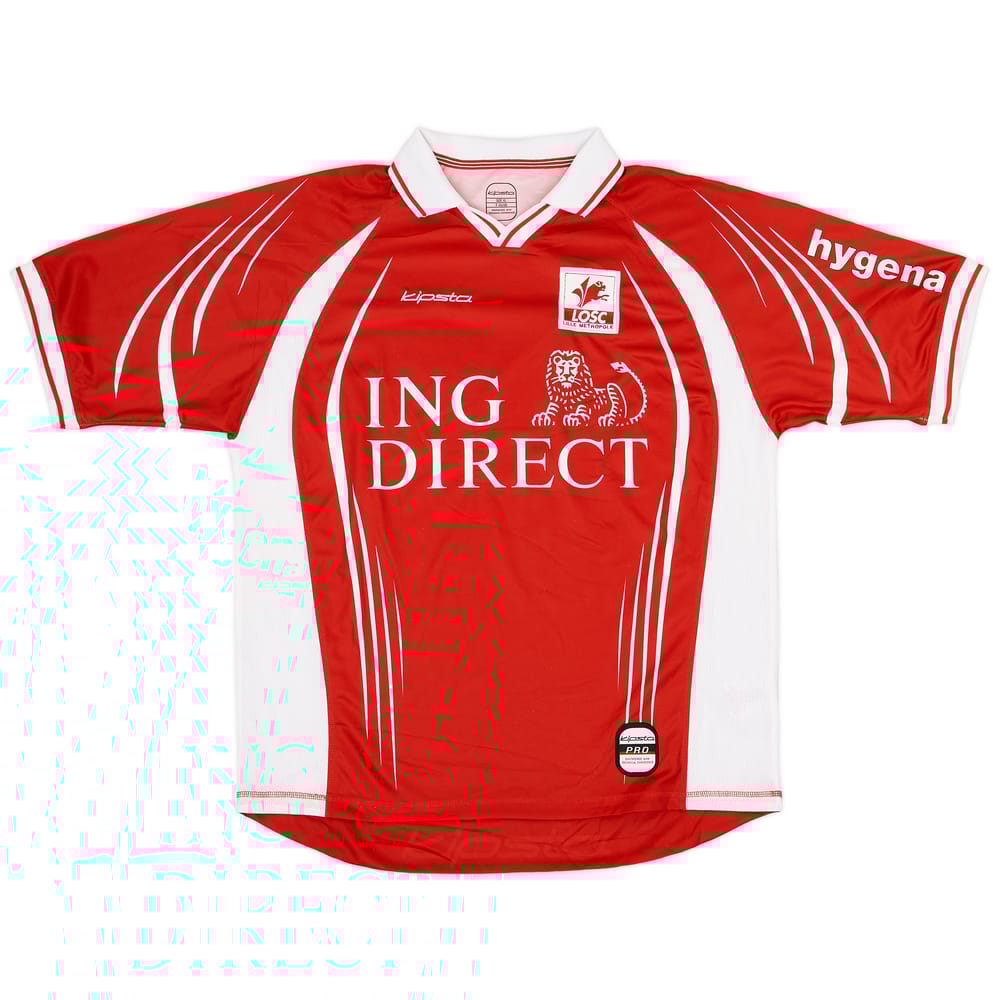 2001-02 Lille Home Shirt - 8/10 - (XL)