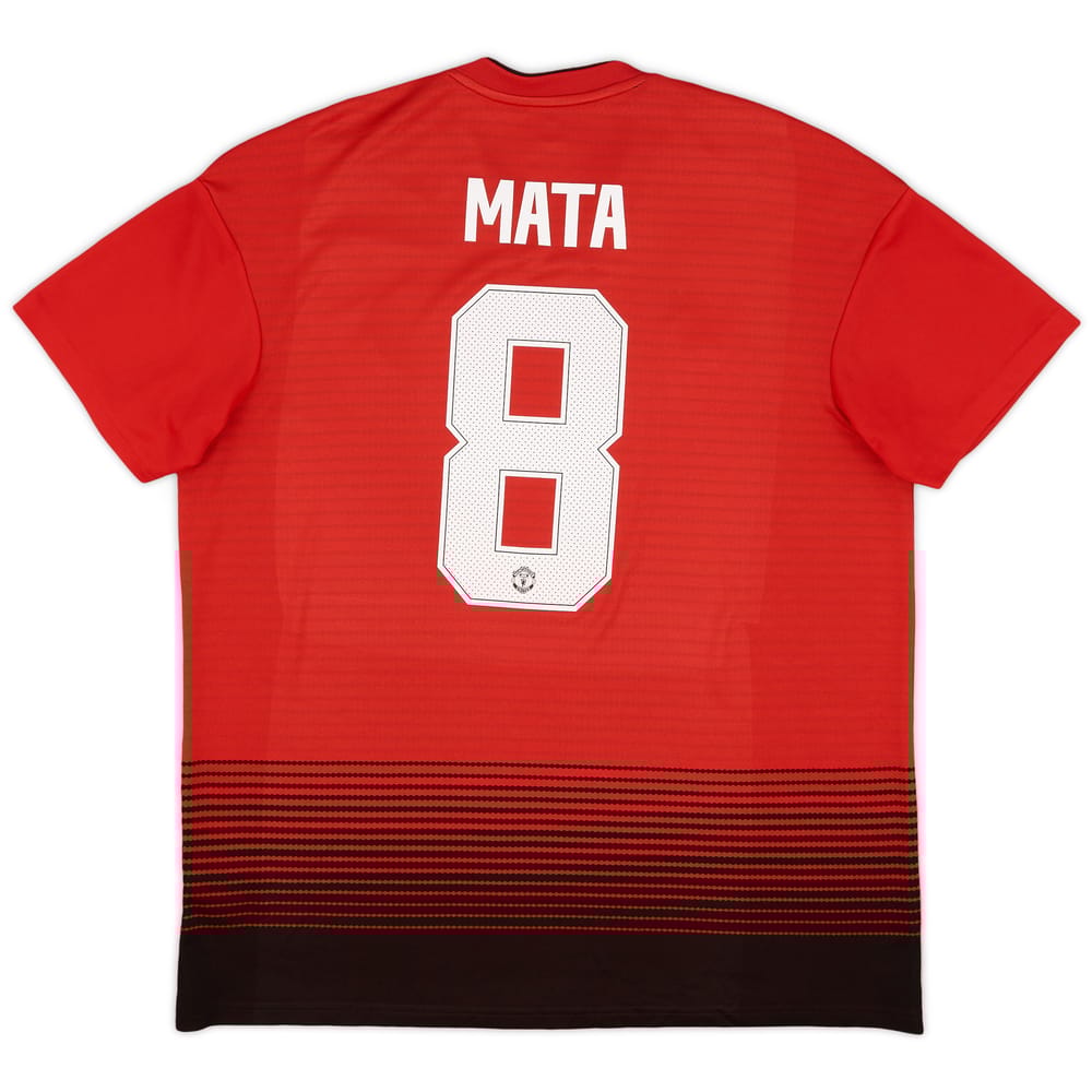 2018-19 Manchester United Home Shirt Mata #8 - 8/10 - (XL)