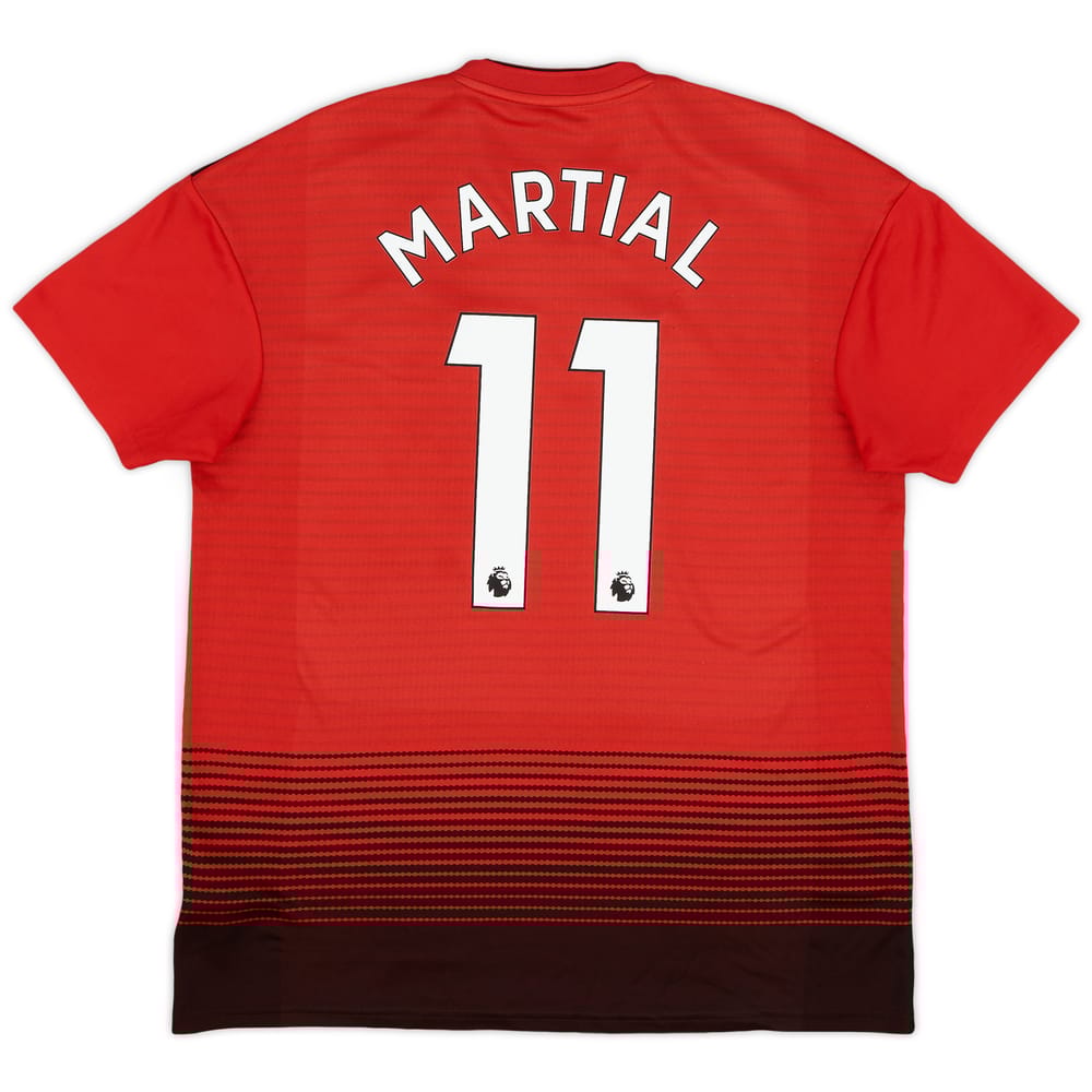 2018-19 Manchester United Home Shirt Martial #11 - 6/10 - (L)