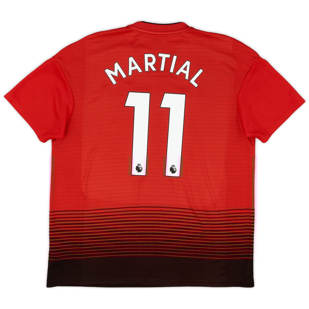 2018-19 Manchester United Home Shirt Martial #11 - 6/10 - (L)