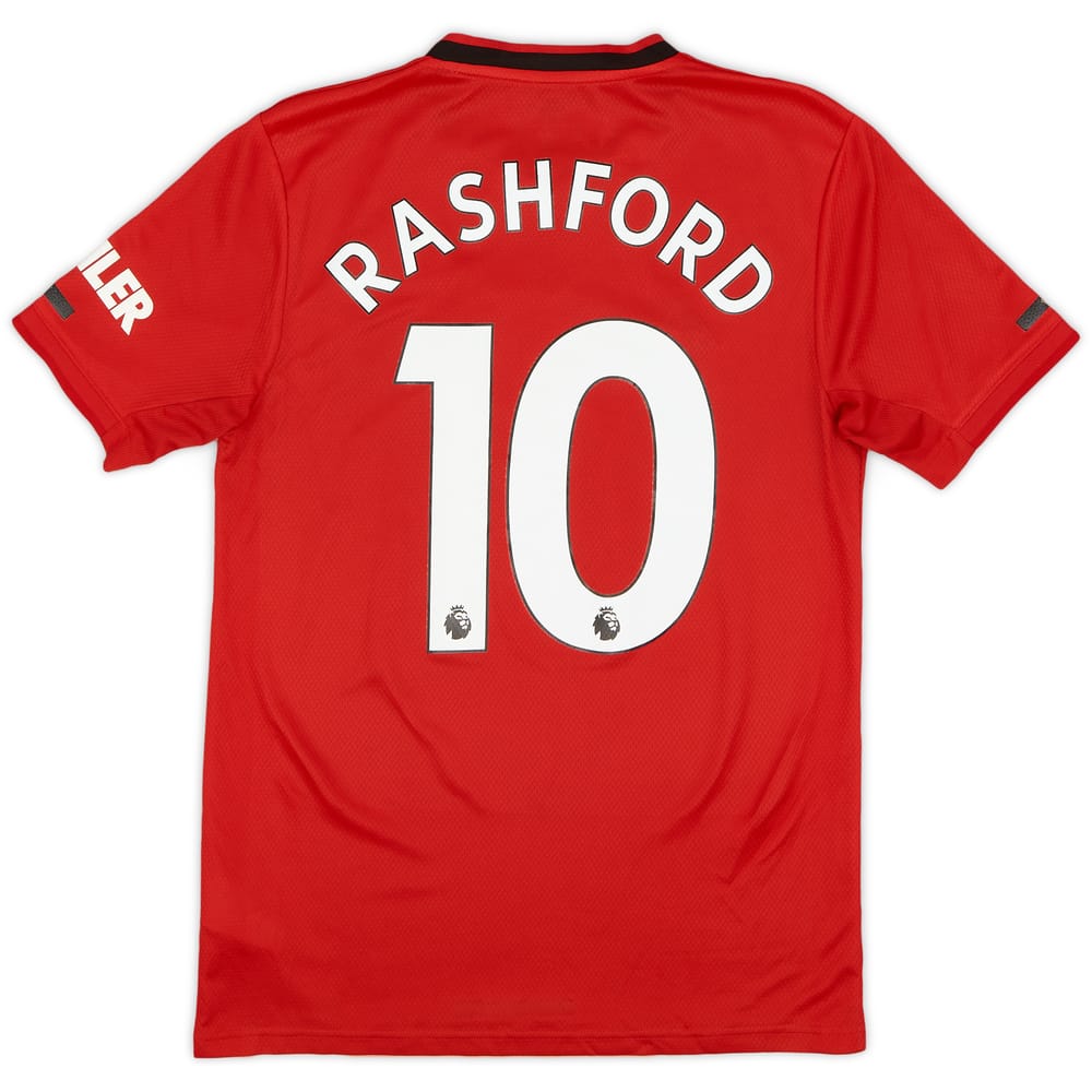2019-20 Manchester United Home Shirt Rashford #10 - 9/10 - (S)