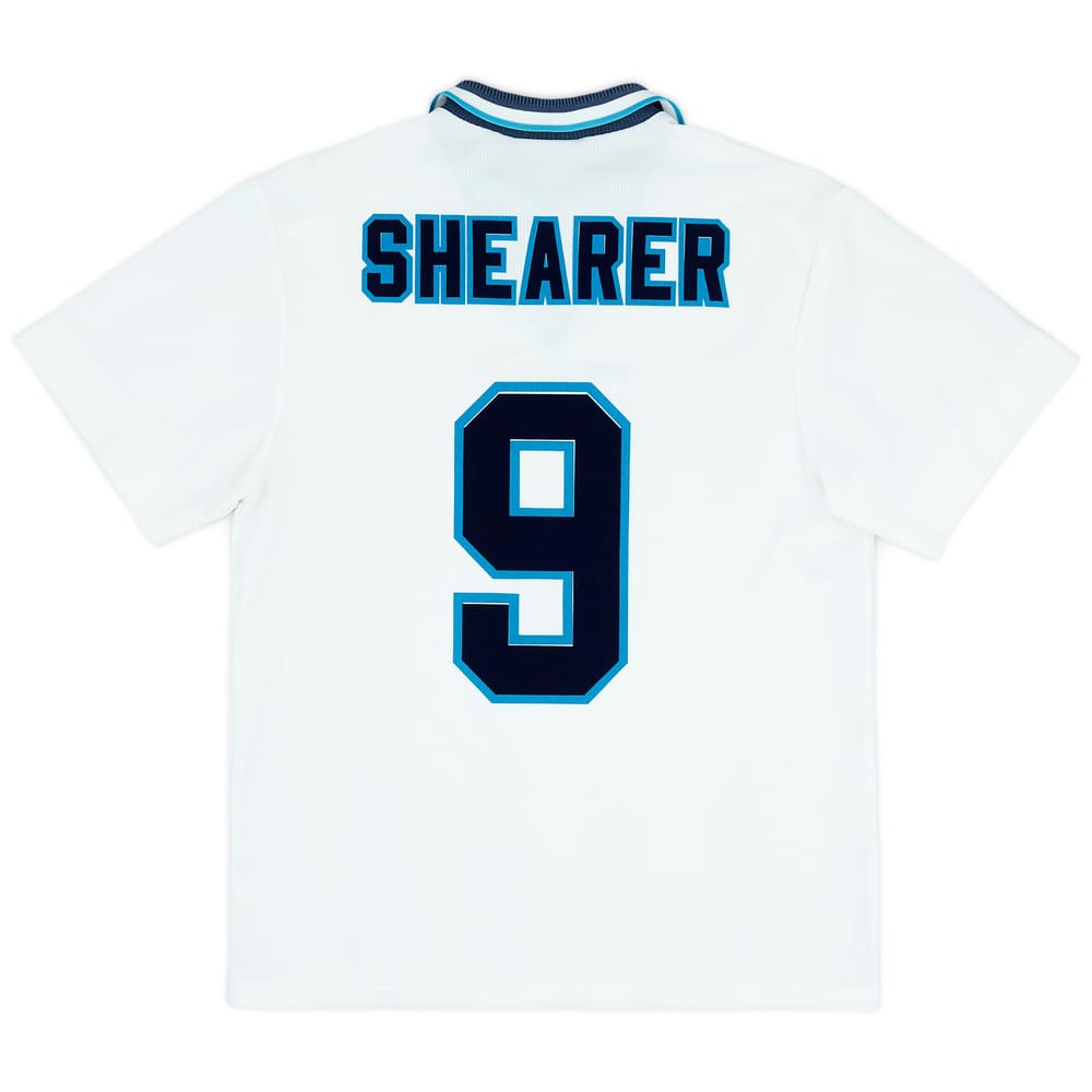 1995-97 England Home Shirt Shearer #9 - 8/10 - (M)