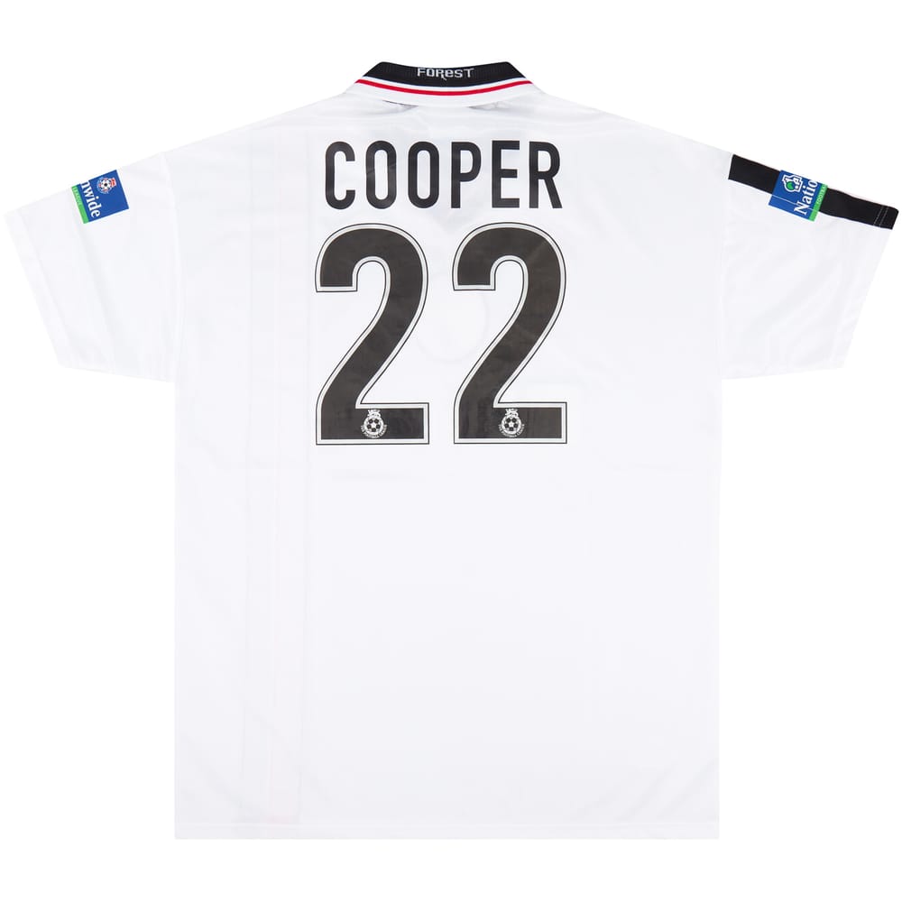 1999-00 Nottingham Forest Match Issue Third Shirt Cooper #22