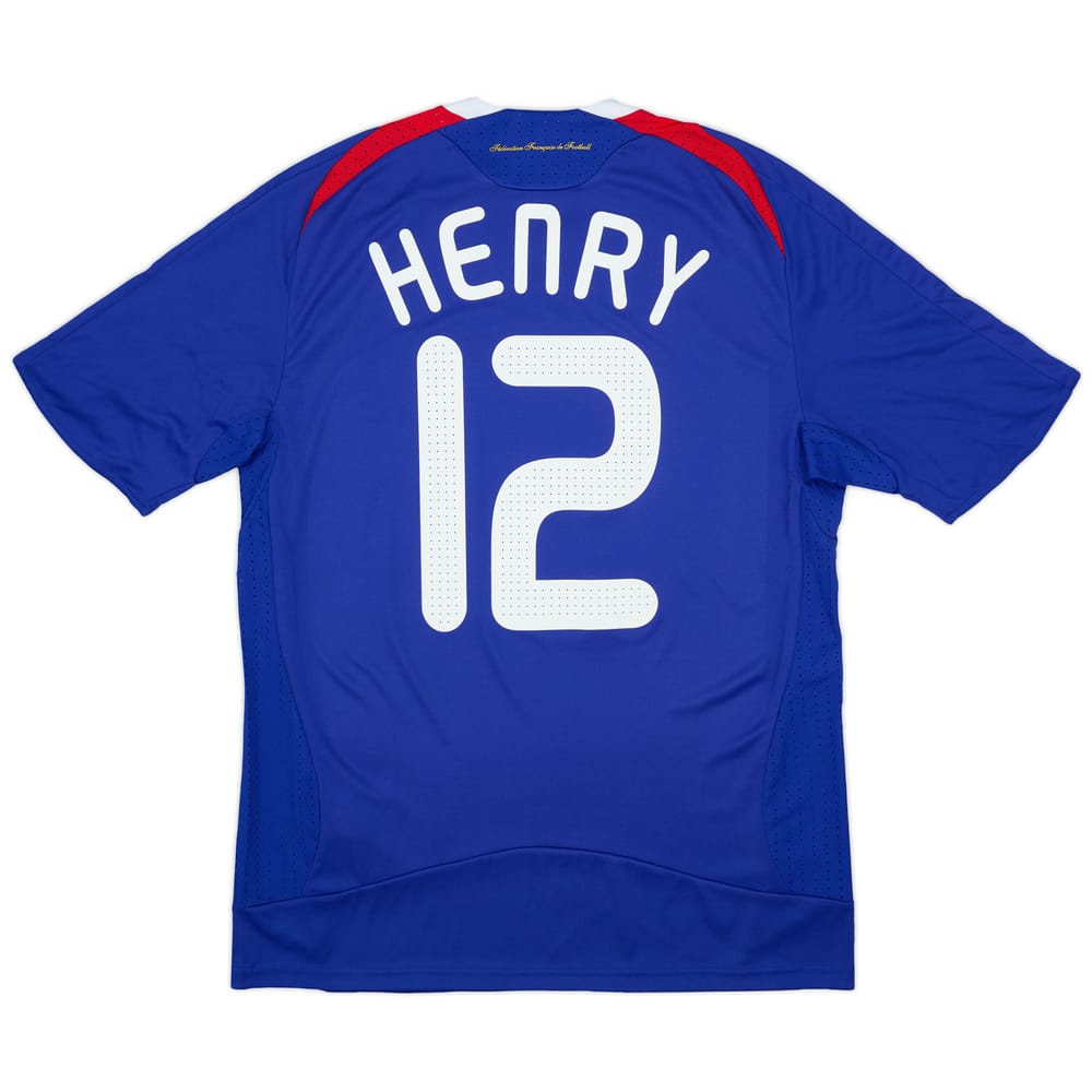 2007-08 France Home Shirt Henry #12 - 6/10 - (S)