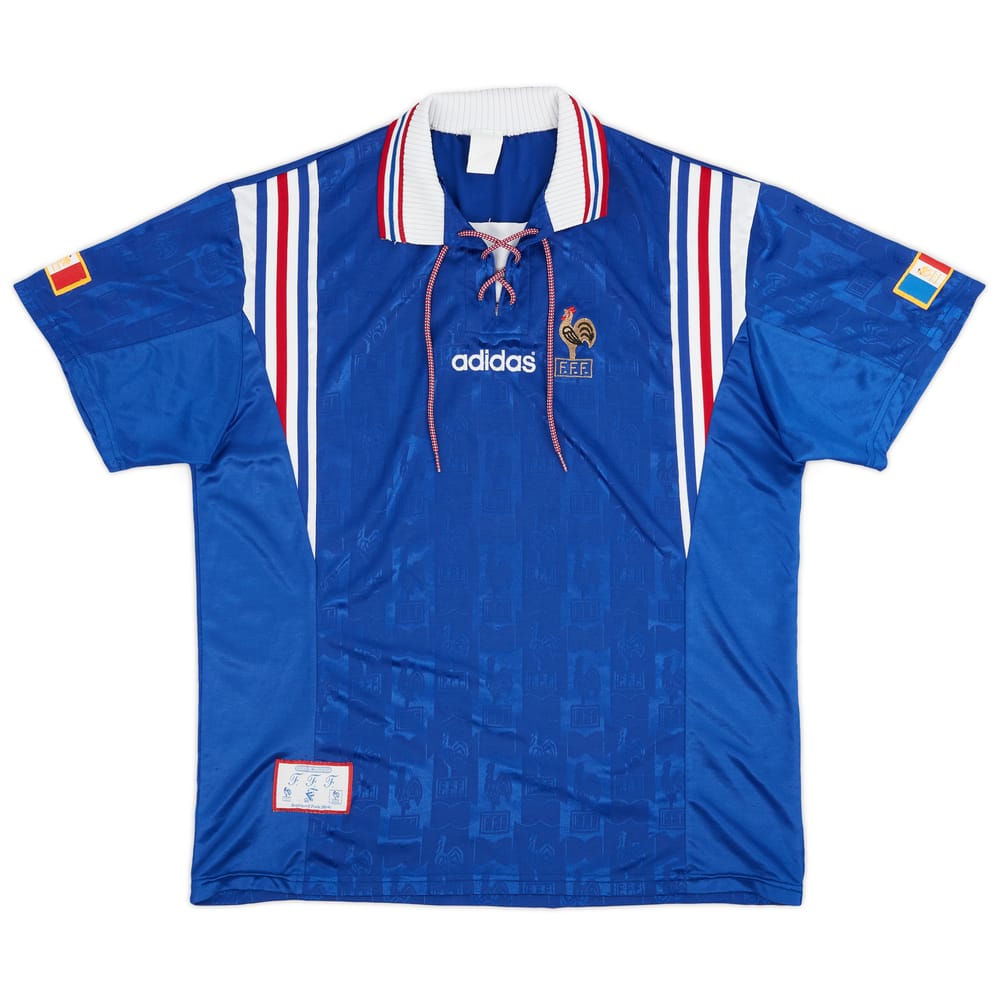 1996-98 France Home Shirt - 9/10 - (L/XL)