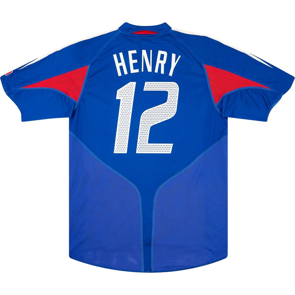2004-06 France Home Shirt Henry #12 - 7/10