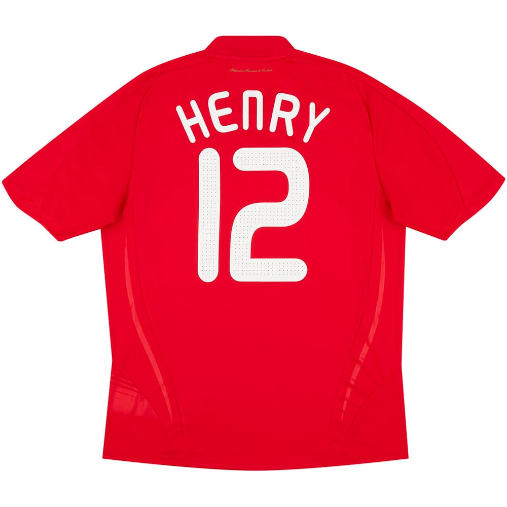 2007-08 France Away Shirt Henry #12 (Very Good - 6/10)