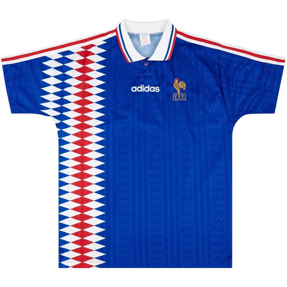 1994-96 France Home Shirt - 8/10 - (L)