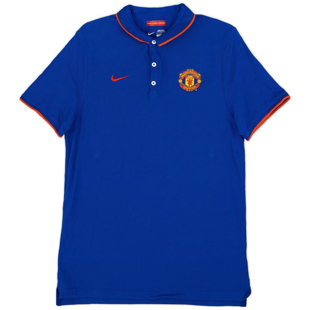2014-15 Manchester United Nike Polo Shirt - 9/10 - (L)