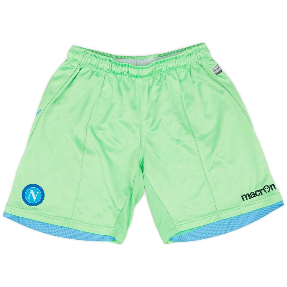 2014-15 Napoli GK Shorts - Excellent 8/10 - (XL.Boys)