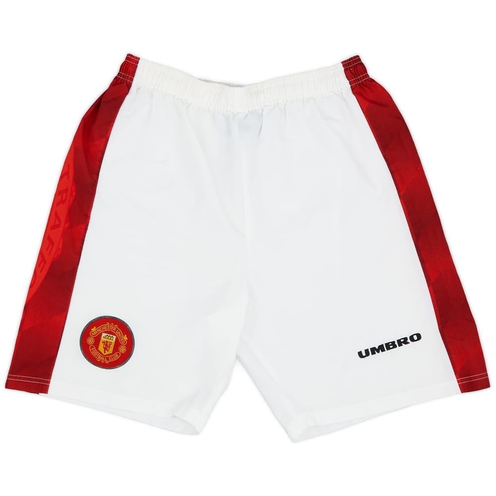 1996-98 Manchester United Home Shorts - Fair 4/10 - (S)