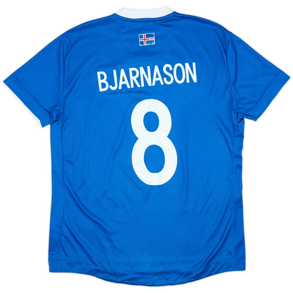 Camiseta de local de Islandia 2016-18 Bjarnason #8 - 6/10 - (S)