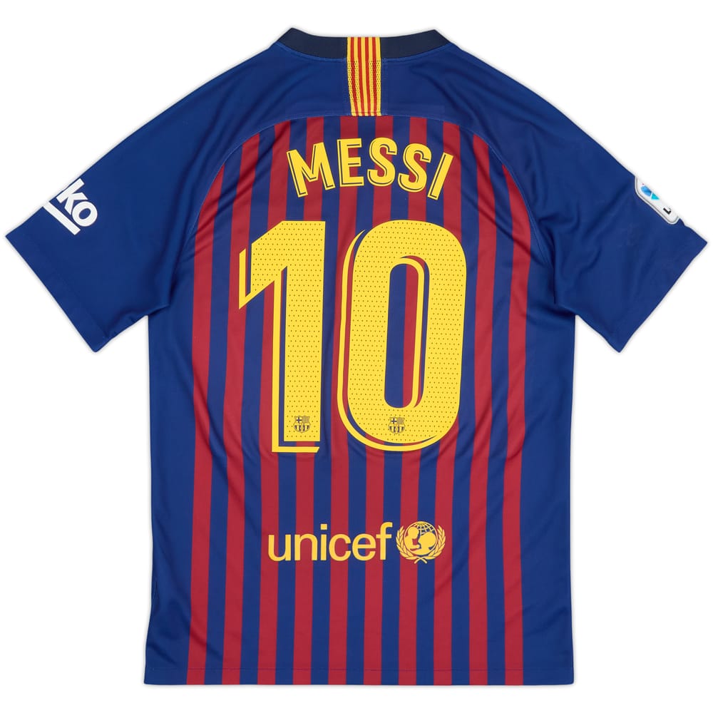 2018-19 Barcelona Home Shirt Messi #10 - 10/10 - (S)