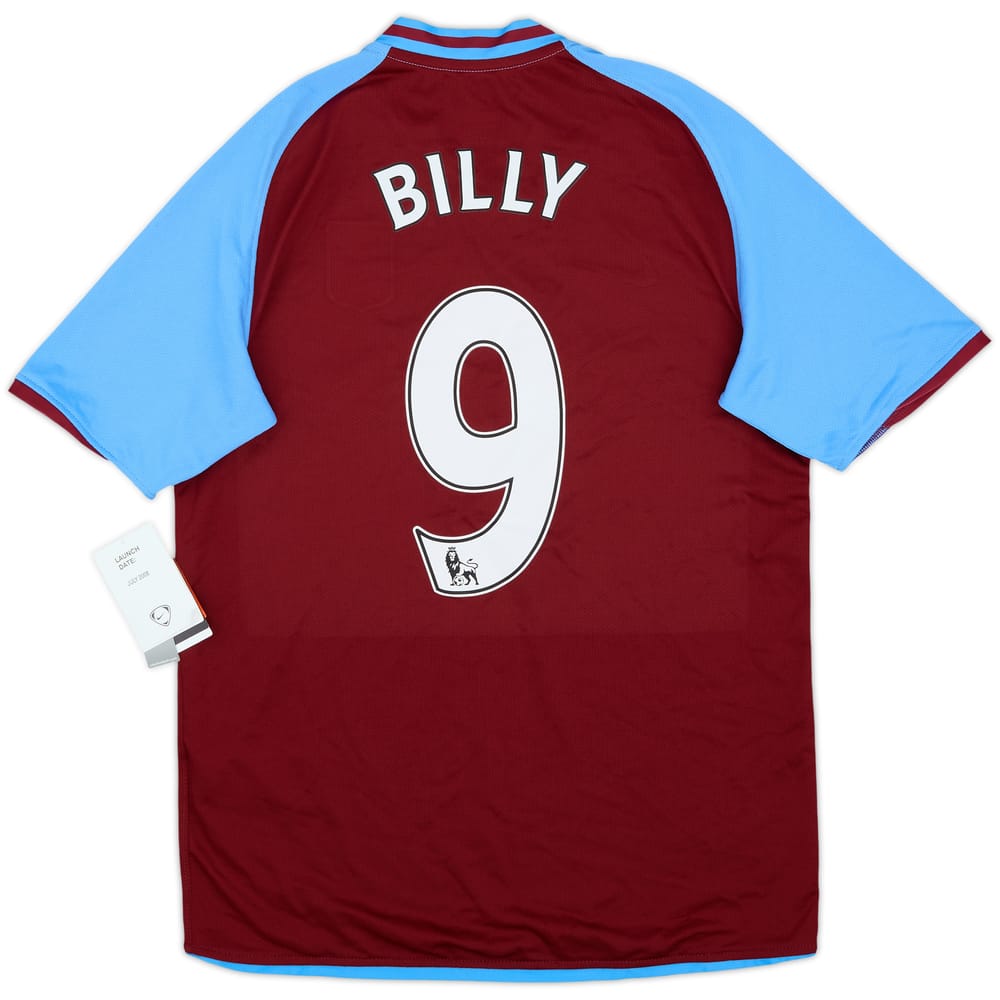 2008-09 Aston Villa Home Shirt Billy #9 (XL.Boys)