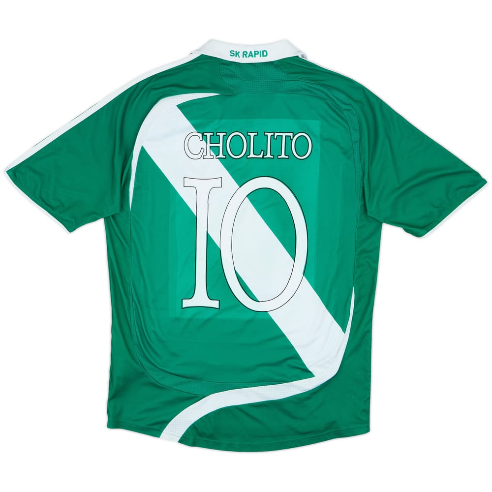 2008-09 Rapid Vienna Home Shirt Cholito #10 - 3/10 - (M)