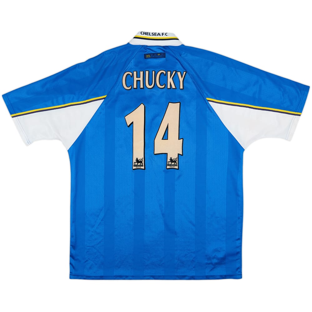 Camiseta de local del Chelsea 1997-99 Chucky #14 - 6/10 - (XL)