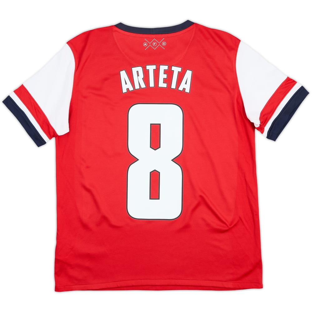 2012-14 Arsenal Home Shirt Arteta #8 - 8/10 - (XL.Boys)