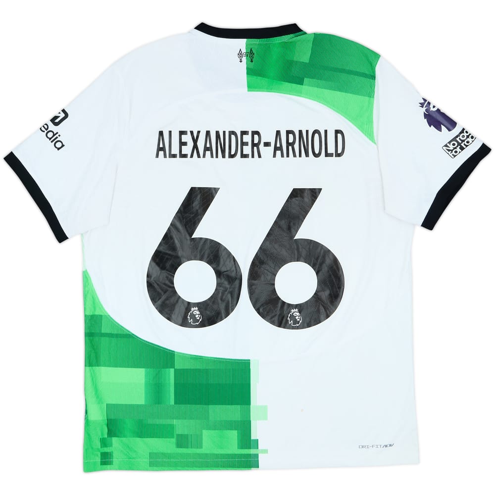 Camiseta auténtica de visitante del Liverpool 2023-24 Alexander-Arnold #66 - 7/10 - (XL)