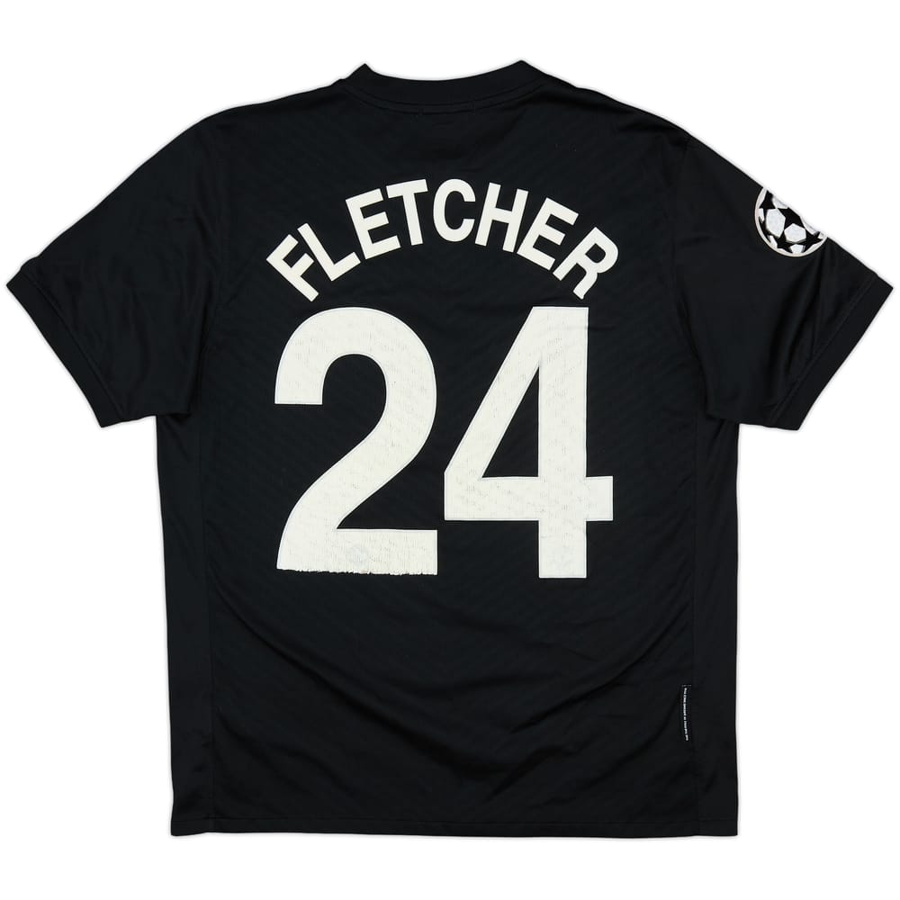 Camiseta de visitante del Manchester United 2009-10 Fletcher #24 - 5/10 - (M)