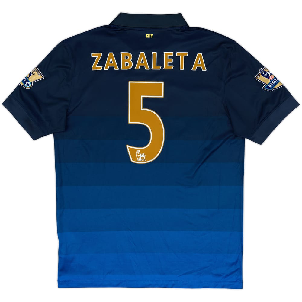 2014-15 Manchester City Away Shirt Zabaleta #5 - 7/10 - (M)