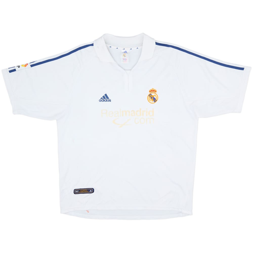 Camiseta de local del Real Madrid 2001 - 3/10 - (XL)