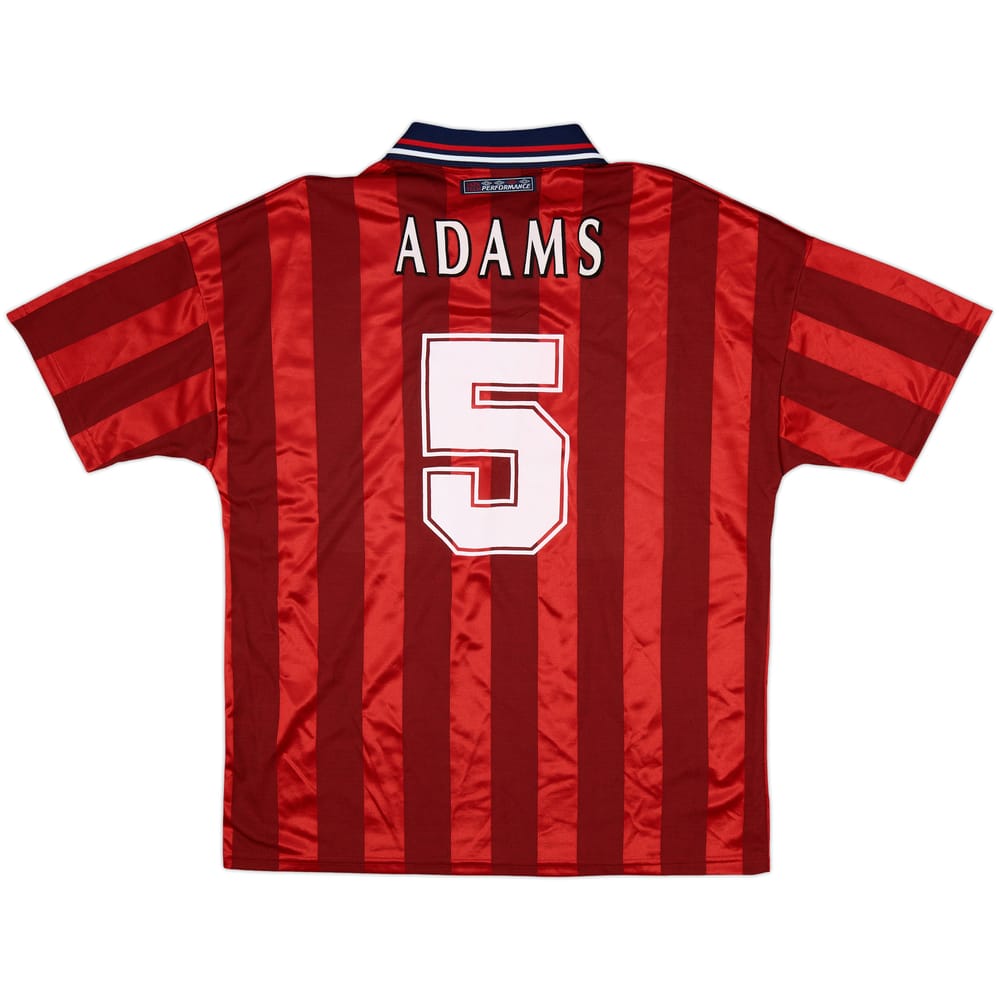 1997-99 England Away Shirt Adams #5 - 9/10 - (L)