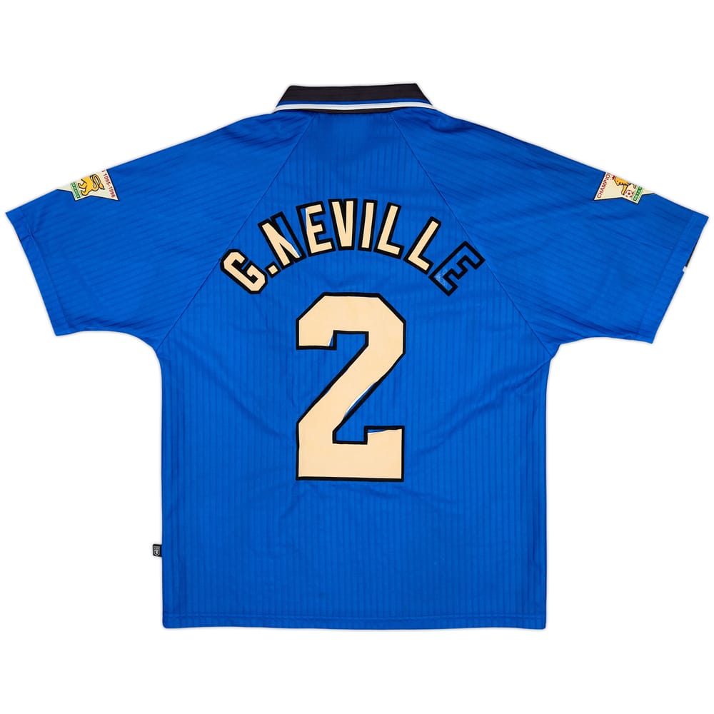 1996-98 Manchester United Third Shirt G.Neville #2 - 4/10 - (M)