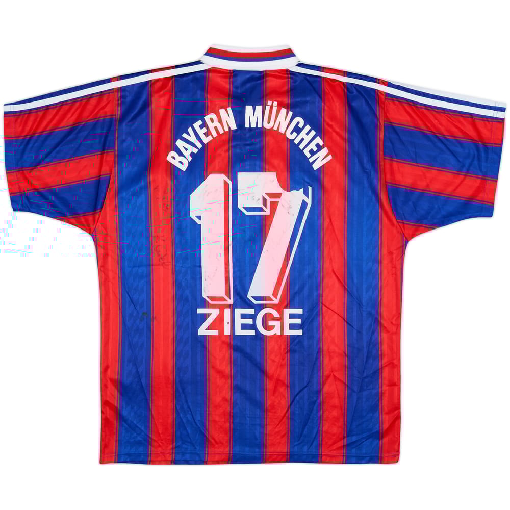 1995-97 Bayern Munich Home Shirt Ziege #17 - 4/10 - (L)