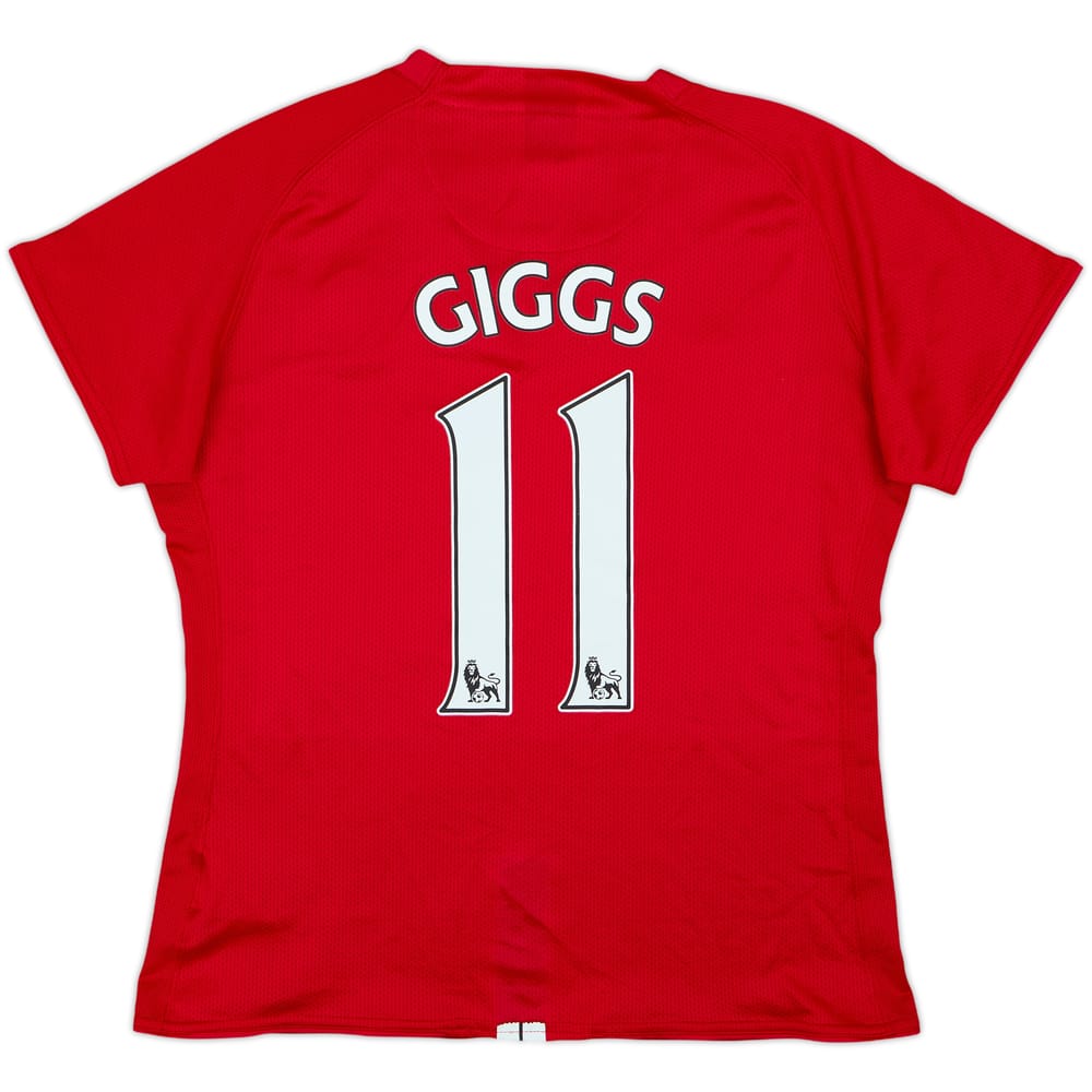 2007-09 Manchester United Home Shirt Giggs #11 - 5/10 - (Women's XL)