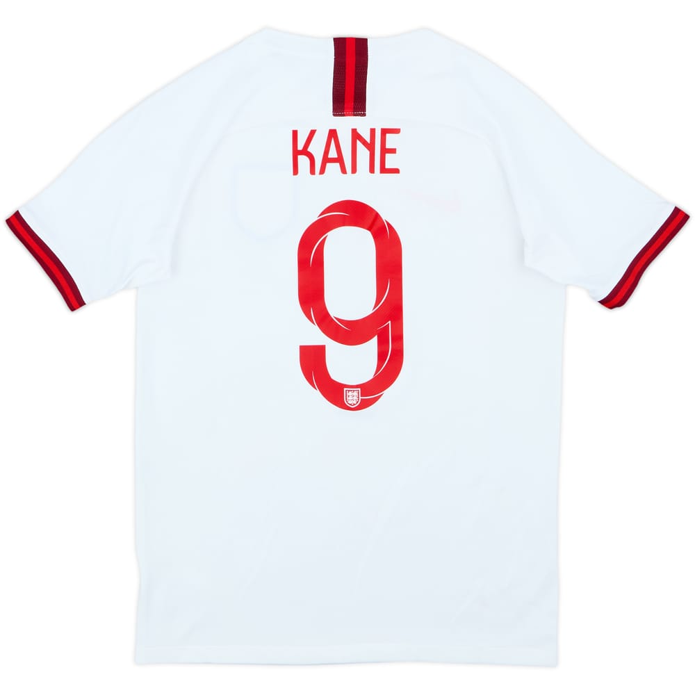 2019 England Lionesses Home Shirt Kane #9 - 6/10 - (L.Boys)