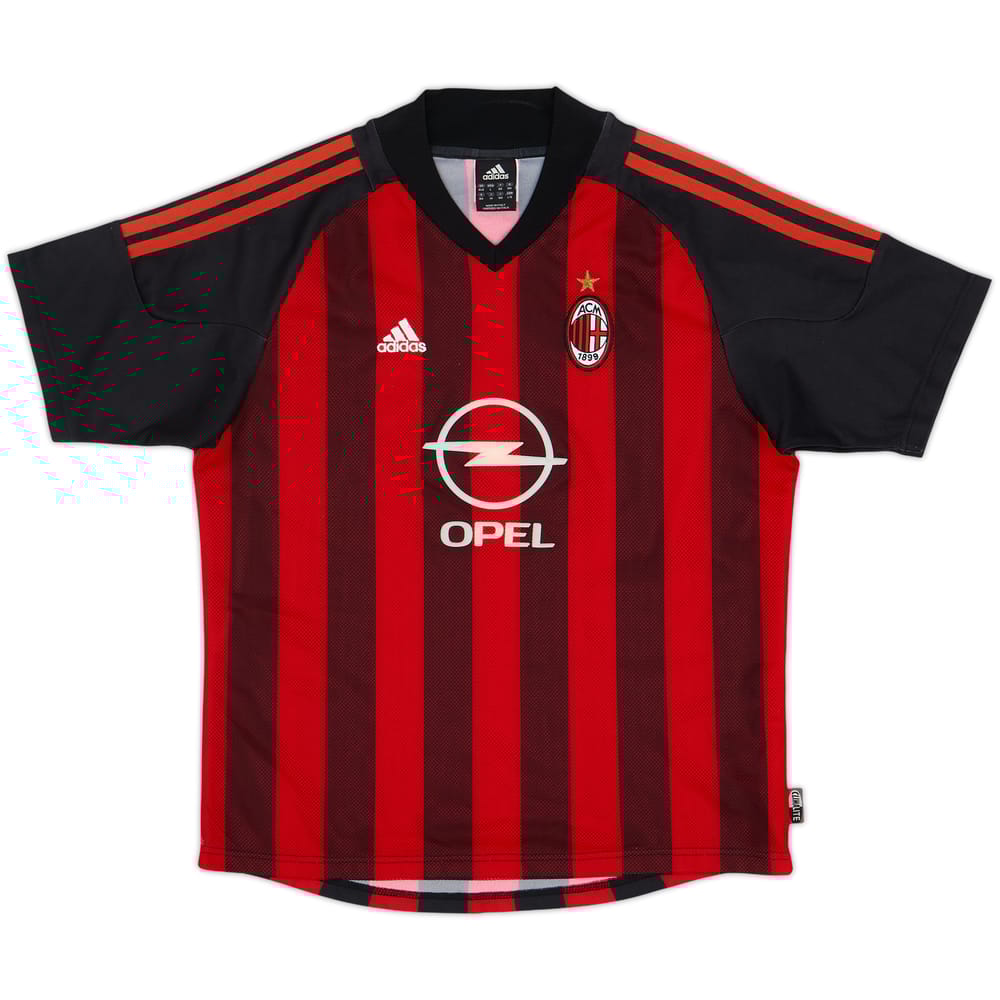 2002-03 AC Milan Home Shirt - 5/10 - (XL.Boys)