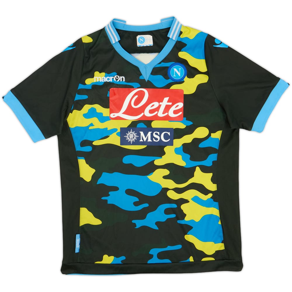 Camiseta de la cuarta equipación del Napoli 2013-14 - 4/10 - (XL.Niños)