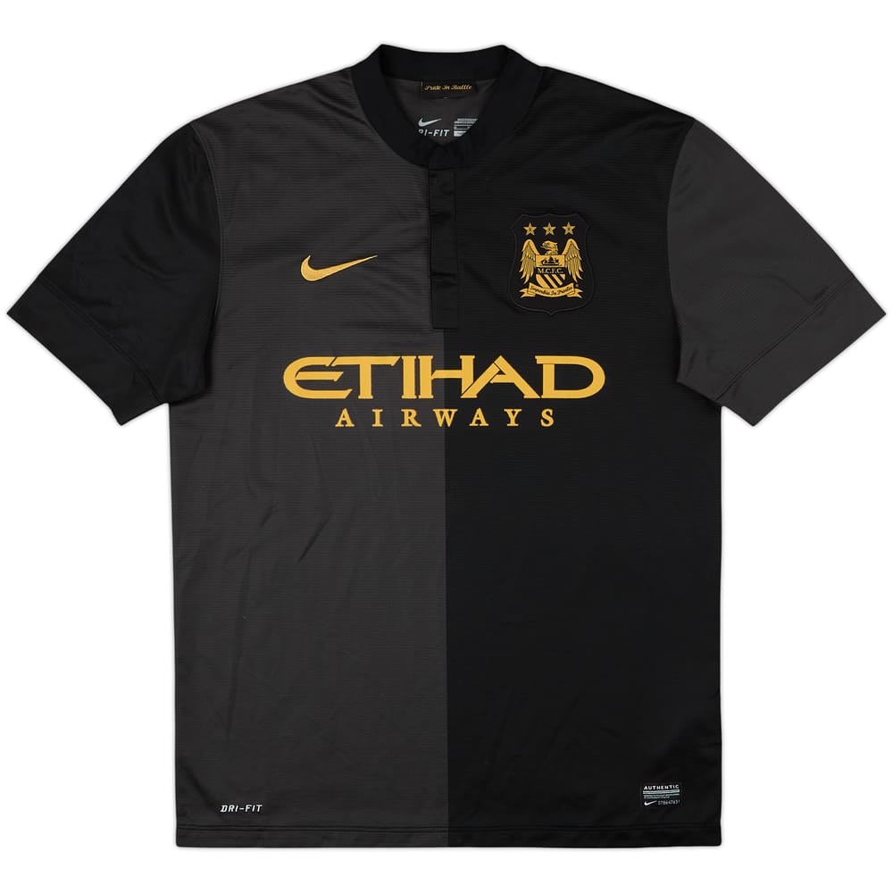 2013-14 Manchester City Away Shirt Laurens Vink #9 - 7/10 - (M)