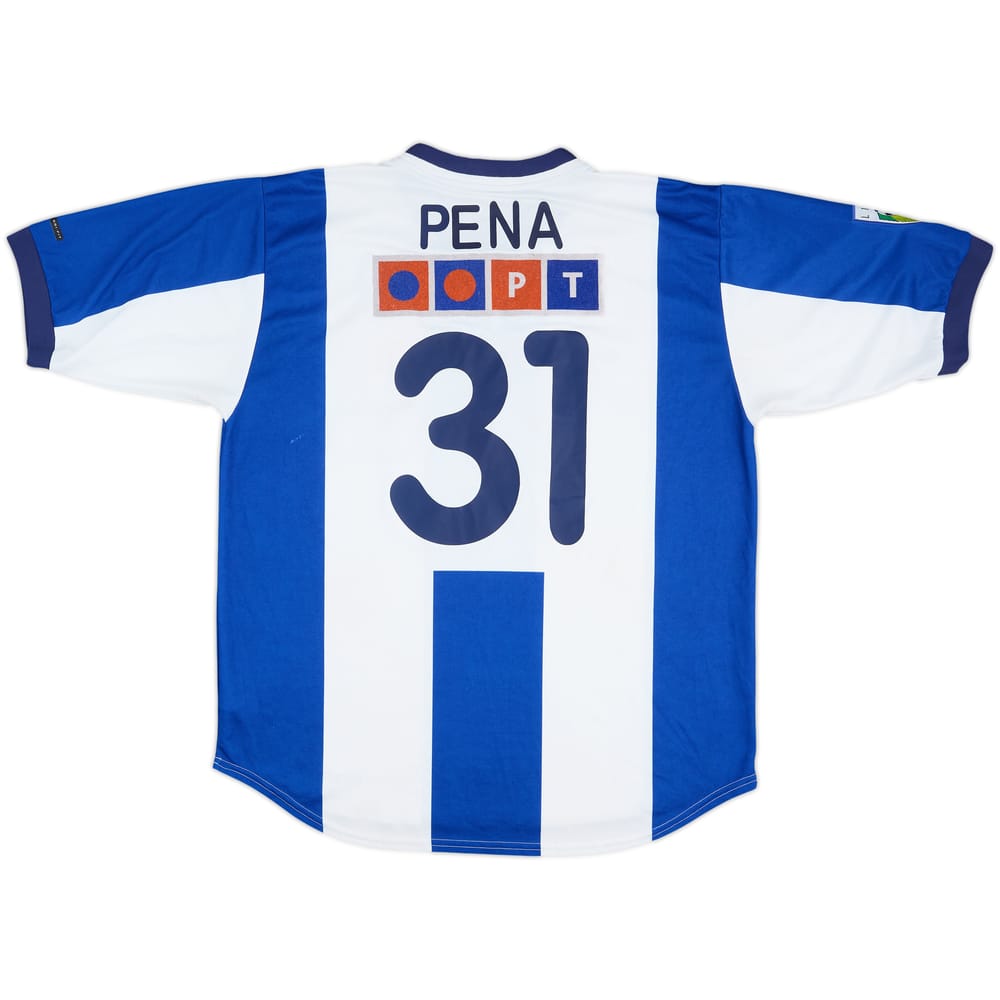 2000-01 Porto Home Shirt Pena #31 - 6/10 - (XL)