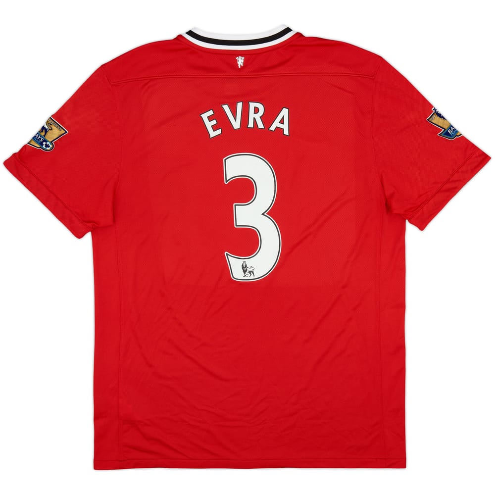 2011-12 Manchester United Home Shirt Evra #3 - 6/10 - (XL)