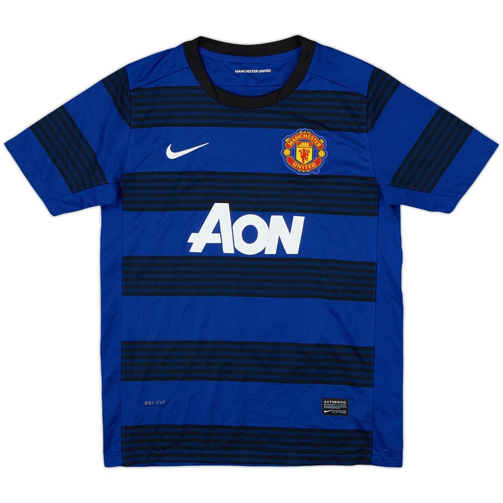 2011-13 Manchester United Away Shirt Joe #7 - 8/10 - (L.Boys)