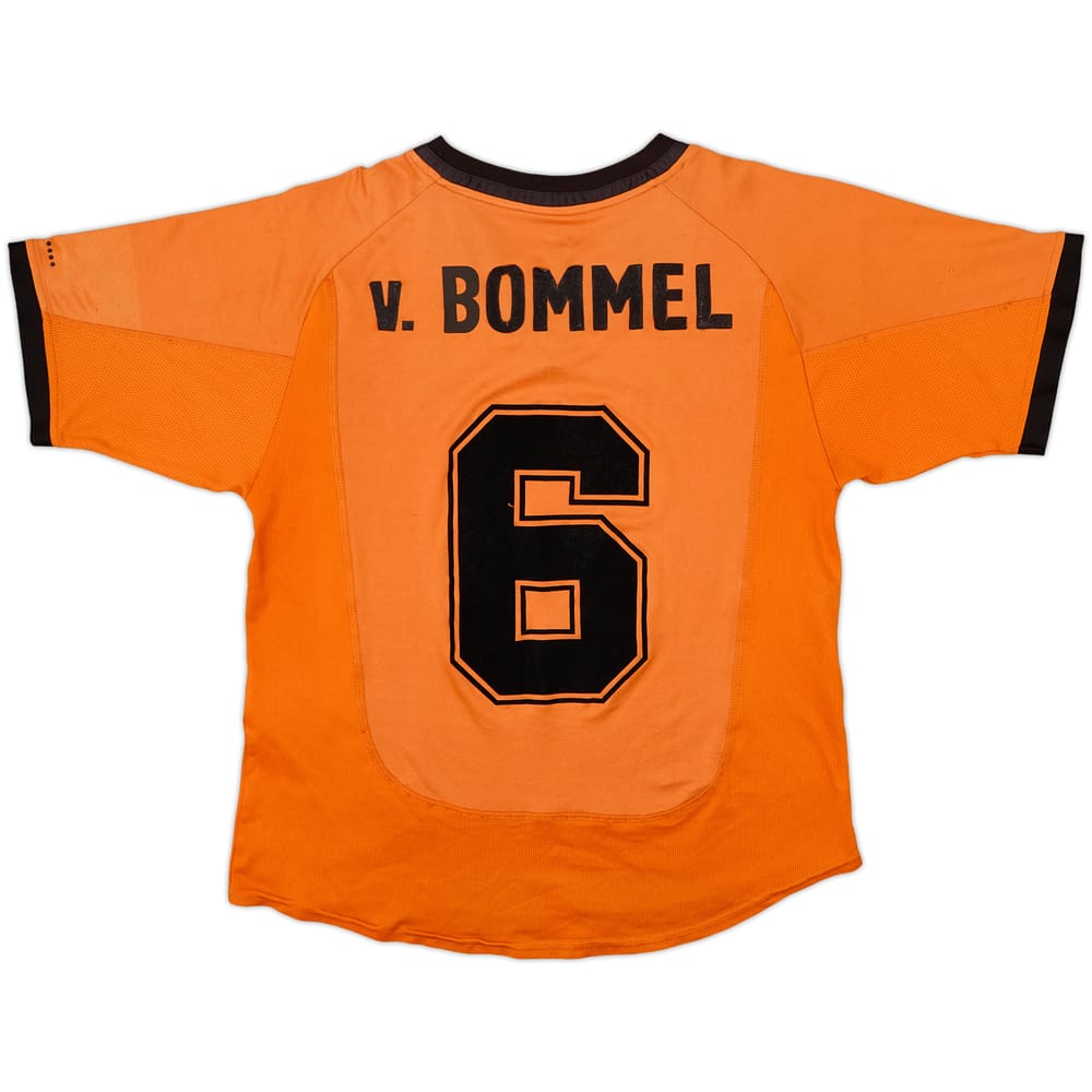2000-02 Netherlands Home Shirt v. Bommel #6 - 5/10 - (L.Boys)