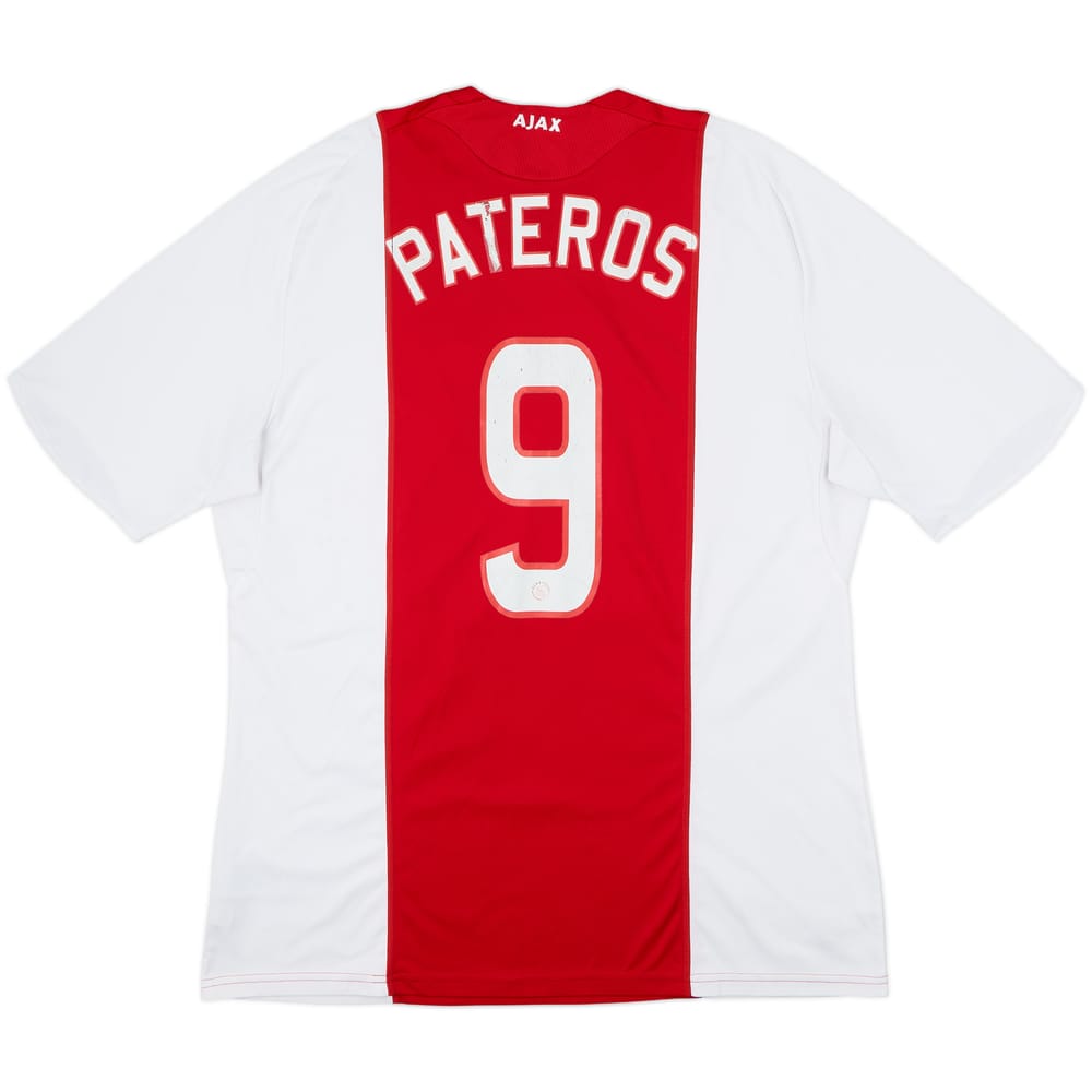 Camiseta de local del Ajax 2008-09 Pateros #9 - 4/10 - (XL)