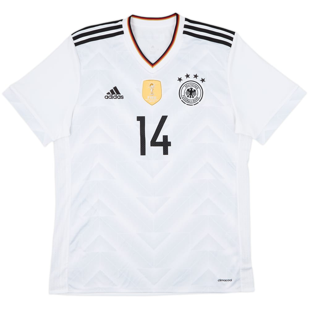 2017 Germany Confederations Cup Home Shirt Mark de Jongh #14 - 10/10 - (L)