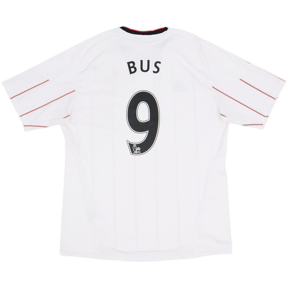 2010-11 Liverpool Away Shirt Bus #9 - 5/10 - (XL)