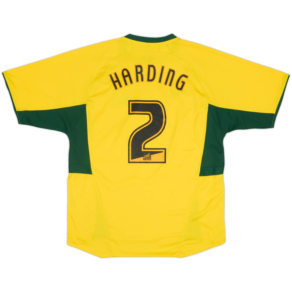 2007-08 Plymouth Argyle Away Shirt Harding #2 - 4/10 - (L)