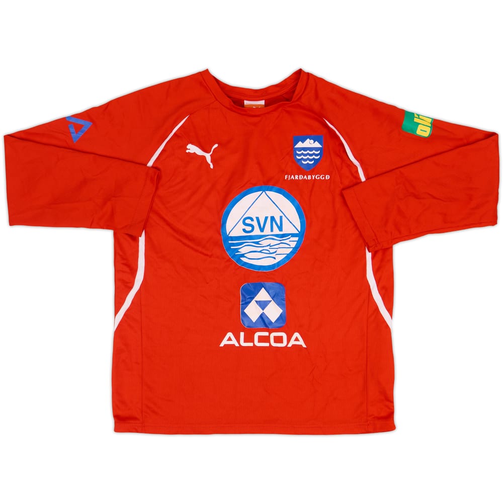 2010-11 Fjardabyggd Home L/S Shirt #4 - 7/10 - (XL.Boys)