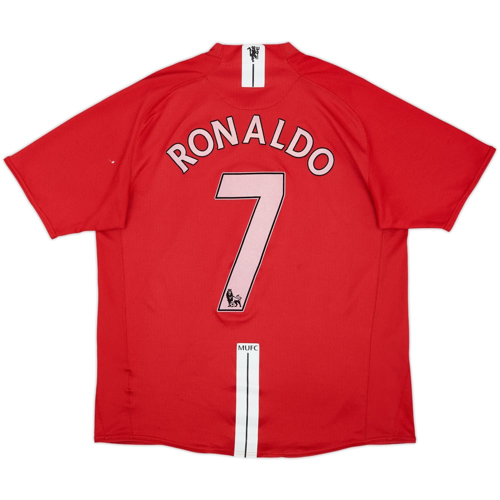 Camiseta de local del Manchester United 2008-09 Ronaldo #7 - 5/10 - (L)