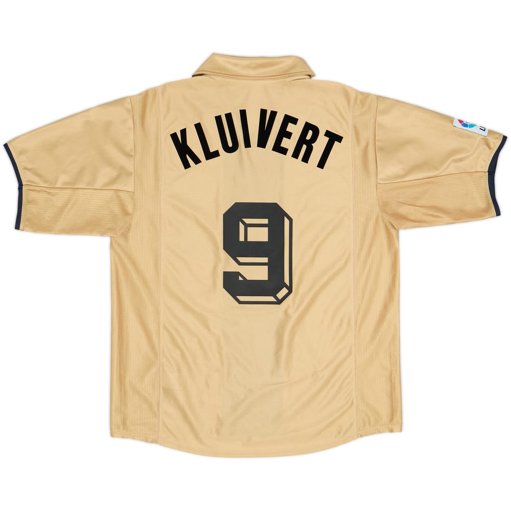 2001-03 Barcelona Away Shirt Kluivert #9 - 9/10 - (M)