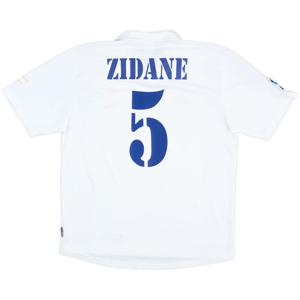 2001 Real Madrid Local Camiseta Zidane #5 - 7/10 - (L)